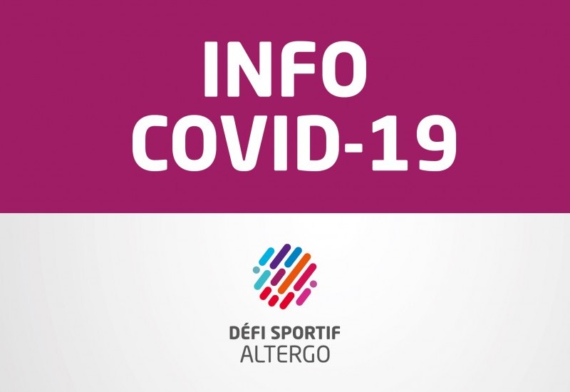 Communiqué aux membres et partenaires d’AlterGo, de Formation AlterGo et du Défi sportif AlterGo concernant le COVID-19