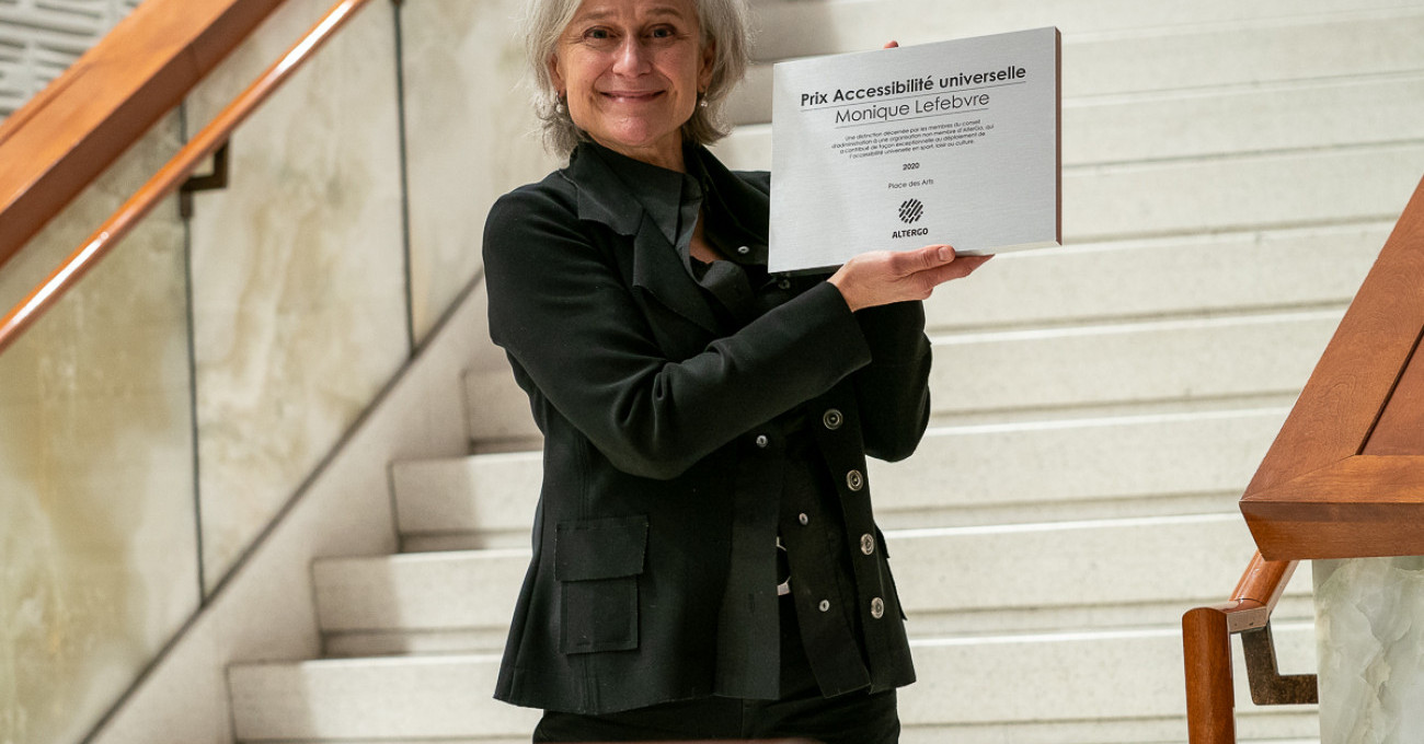 La Place des Arts se mérite le Prix Accessibilité universelle Monique Lefebvre