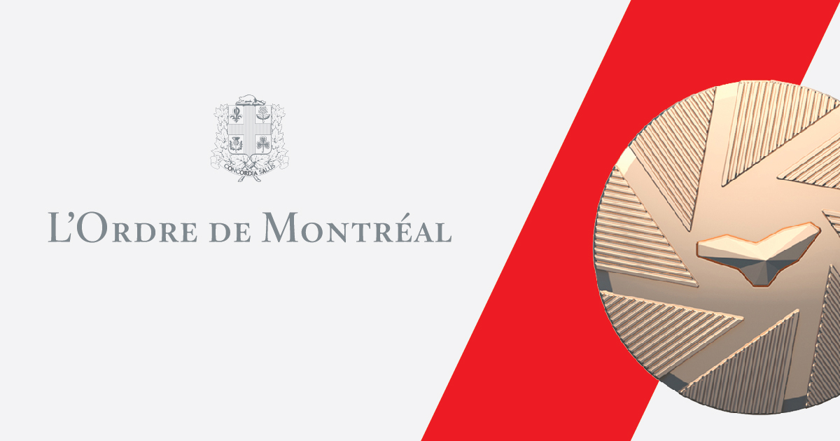 La médaille de l'Ordre de Montréal.